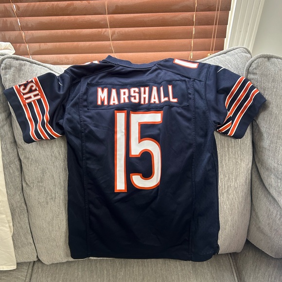Brandon Marshall Chicago Bears NFL Blue and Orange Chicago Bears Jersey - Picture 2 of 4